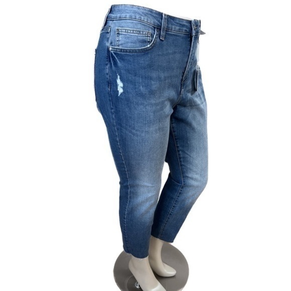 NWT Lauren Conrad Distressed Jeans Stretch Skinny 24W New - Picture 3 of 11